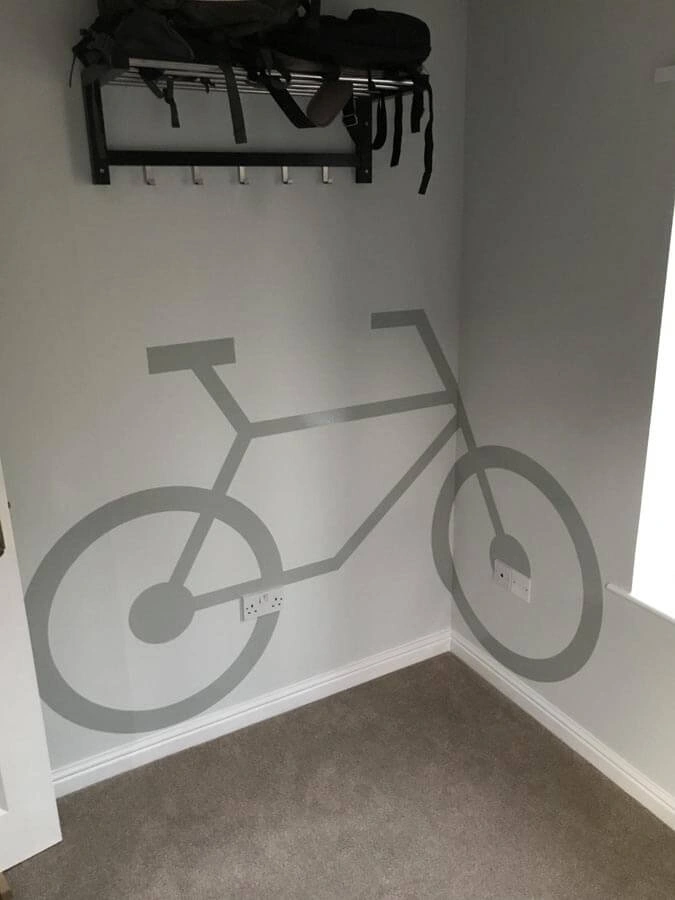 Bespoke Wall Sticker Signage by AW Sign Services.
