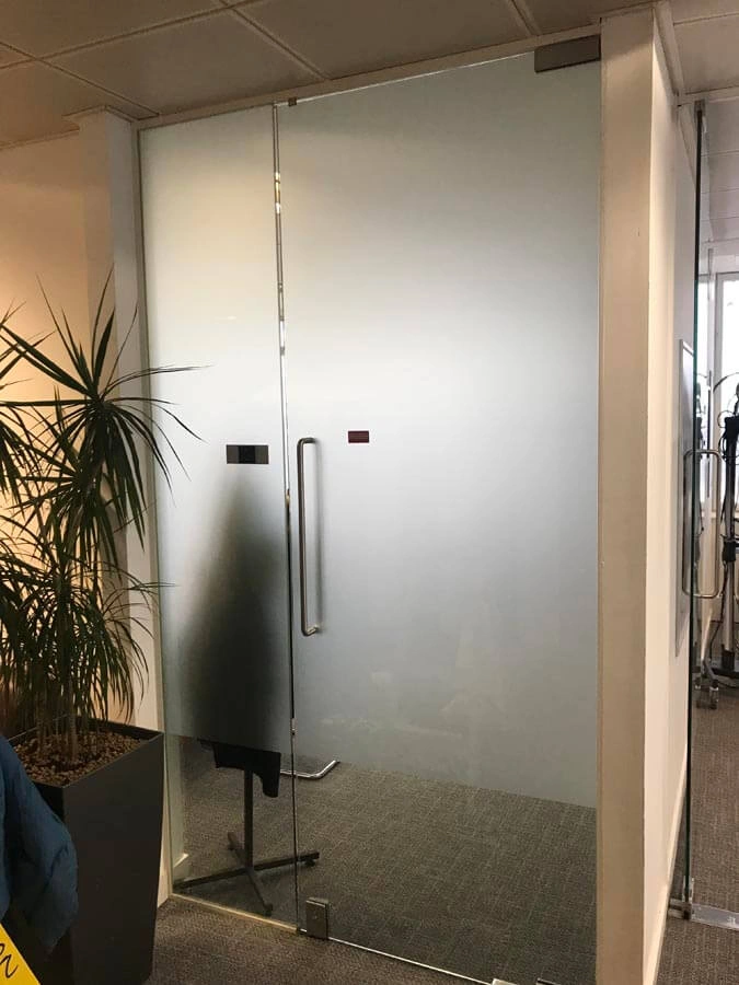 Frosted Glass Effect by AW Sign Services.