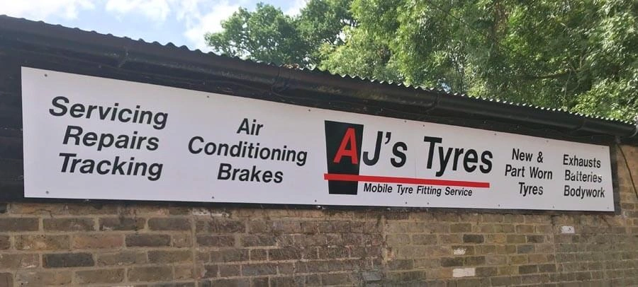 Large Outdoor Signs by AW Sign Services.
